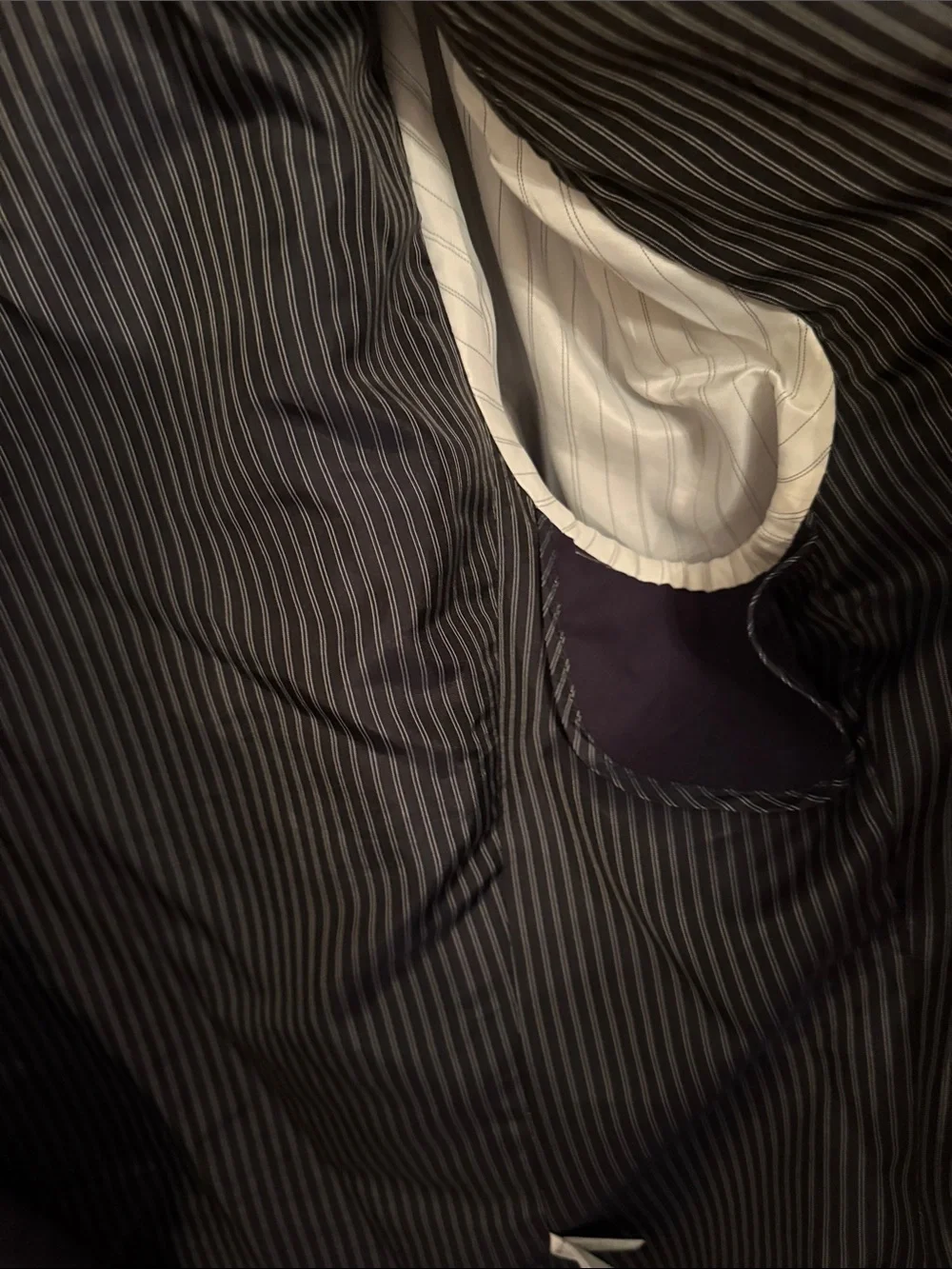 Banana Republic Men's Dark Navy Single-Breasted Blazer